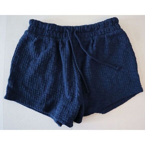 Free People Beach OB1102007 Women Sz XS Dark Blue Oasis L/S Top & Short Set - Picture 9 of 14